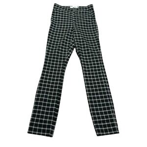 Hollister Ultra High Rise Black Checked Pants Size XS Grunge Skater Preppy Work